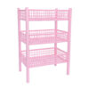 Canasto organizador 3 niveles - Rosa BB