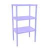 Organizador estantes 3 niveles - Lila BB