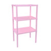 Organizador estantes 3 niveles - Rosa BB