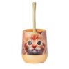 Mate Gato dorado + Bombilla + Saca Yerba