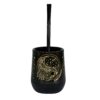 Mate Signos Negro Escorpio + Bombilla + Saca Yerba